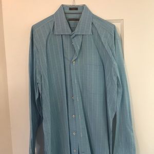 Men’s shirt worn once freshly dry cleaned